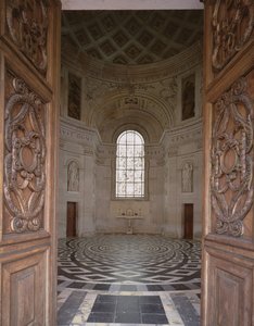 Interieur van de kapel, ca. 1522 door Philibert Delorme
